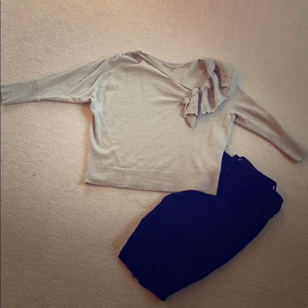 Knitted and Knotted sweater from Anthropologie